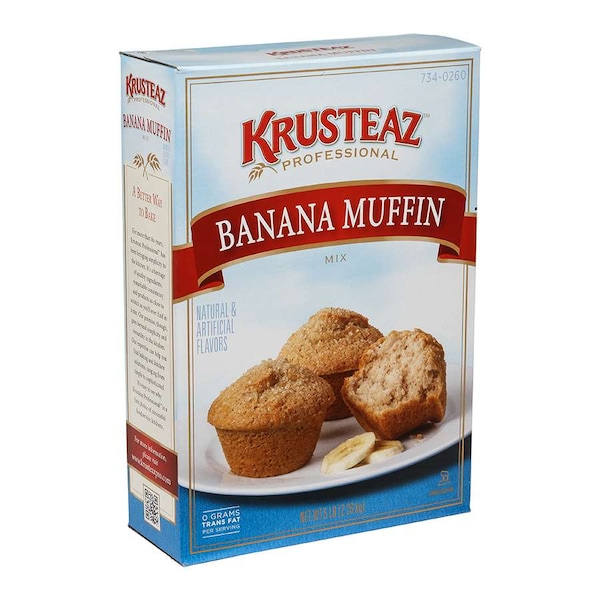 Krusteaz Banana Muffins 5lbs, PK6
